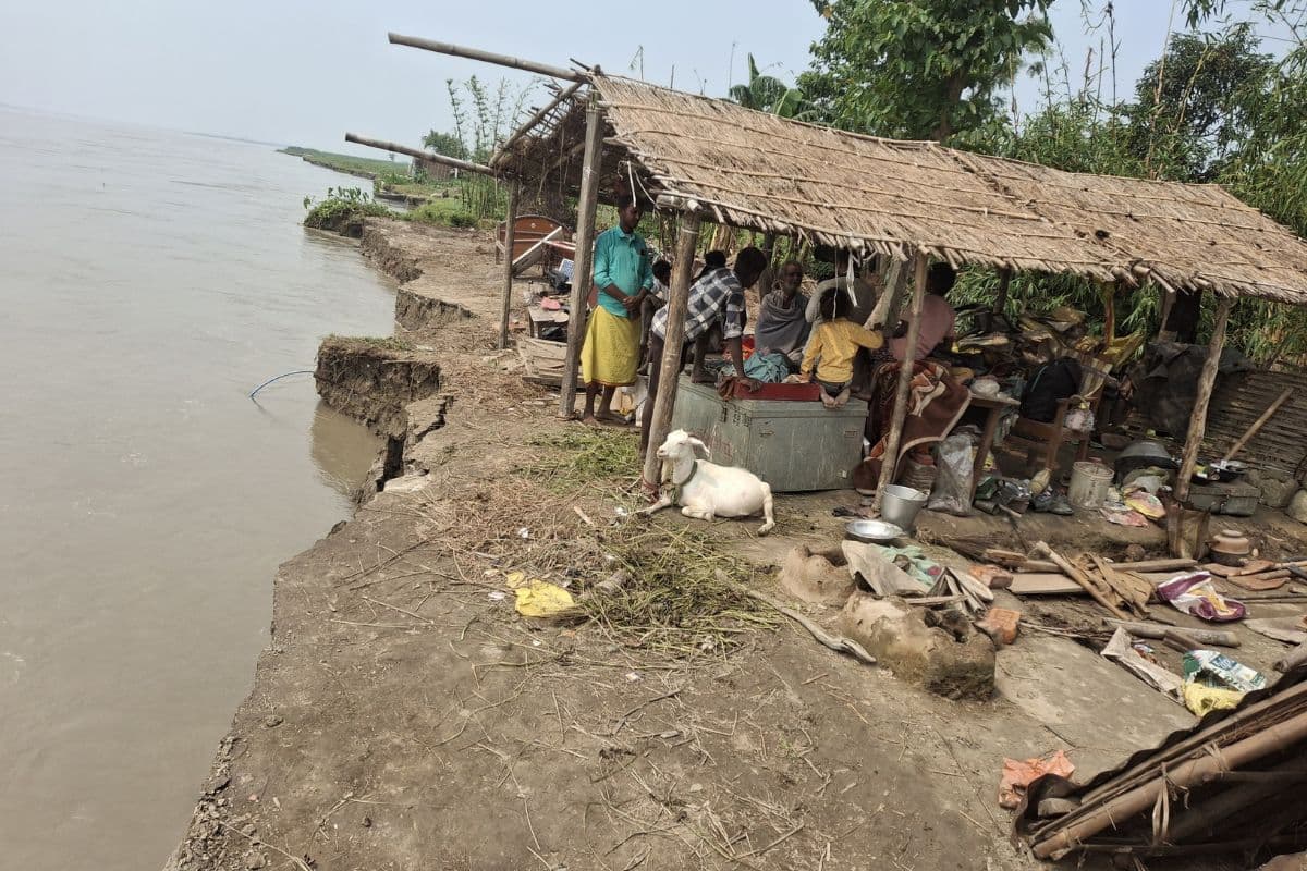 कोसी का कहर: आंखों के सामने घर और सपने निगल रही नदी, बेला गोठ से सियानी तक सैकड़ों परिवार बेघर