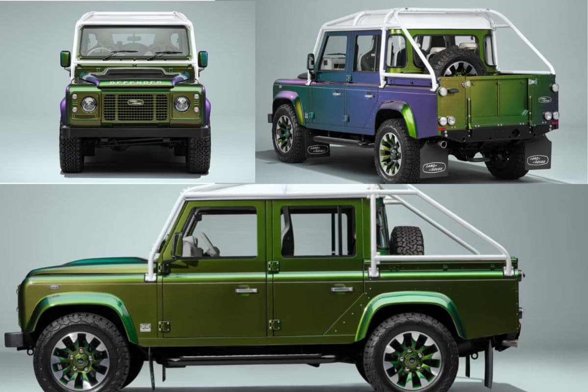Land Rover Classic Defender V8 हुई और खास, V8 इंजन और नये बॉडी स्टाइल के साथ दिखेगा कलर-शिफ्टिंग पेंट का कमाल