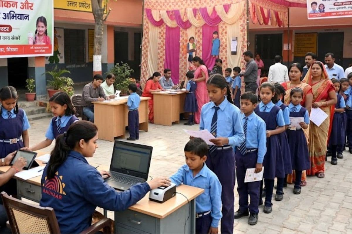 लोहरदगा के सभी विद्यालयों में विशेष आधार नामांकन और बायोमेट्रिक अपडेट अभियान शुरू