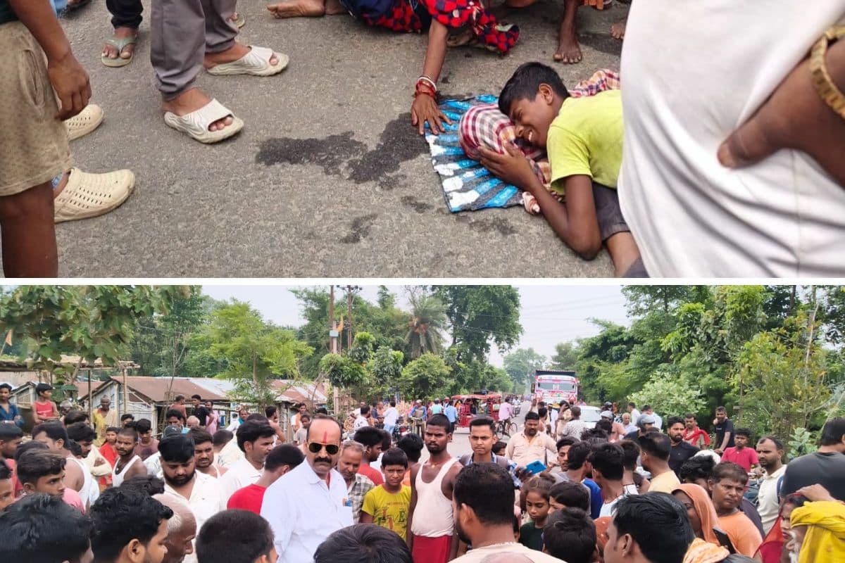 आंगनबाड़ी से घर लौट रहे 7 साल के मासूम को स्कॉर्पियो ने रौंदा, गुस्साए ग्रामीणों ने SH-58 किया जाम