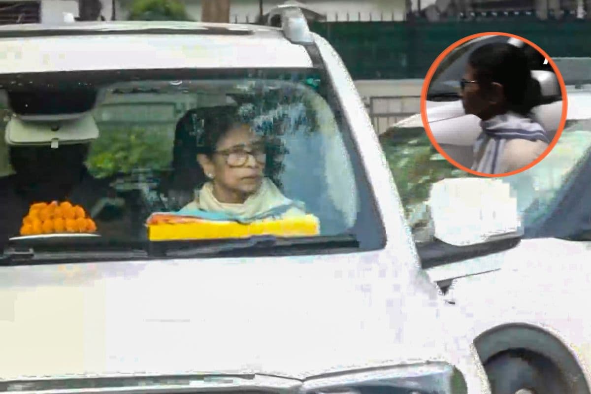 सवालों पर चुप रहीं ममता बनर्जी, तेजी से निकलती दिखीं; देखें इंडिया ब्लॉक की बैठक के पहले का वीडियो