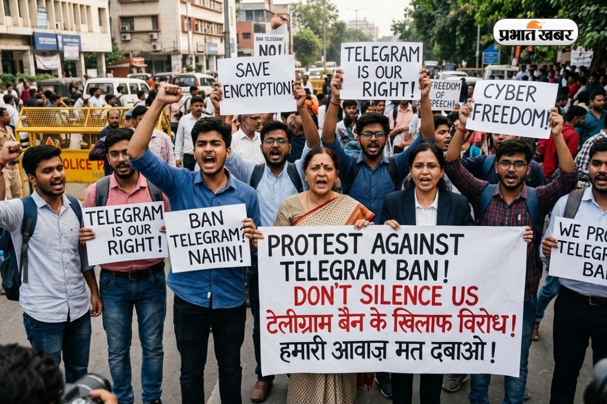 रांची से दिल्ली तक, Telegram बैन किए जाने पर भड़के शिक्षक और छात्र, कहा- कठोर फैसला   