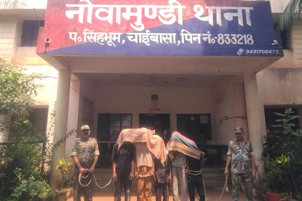 टाटा स्टील के मेलगेट कन्वेयर से तांबे के तार की चोरी का खुलासा, 5 आरोपी गिरफ्तार 