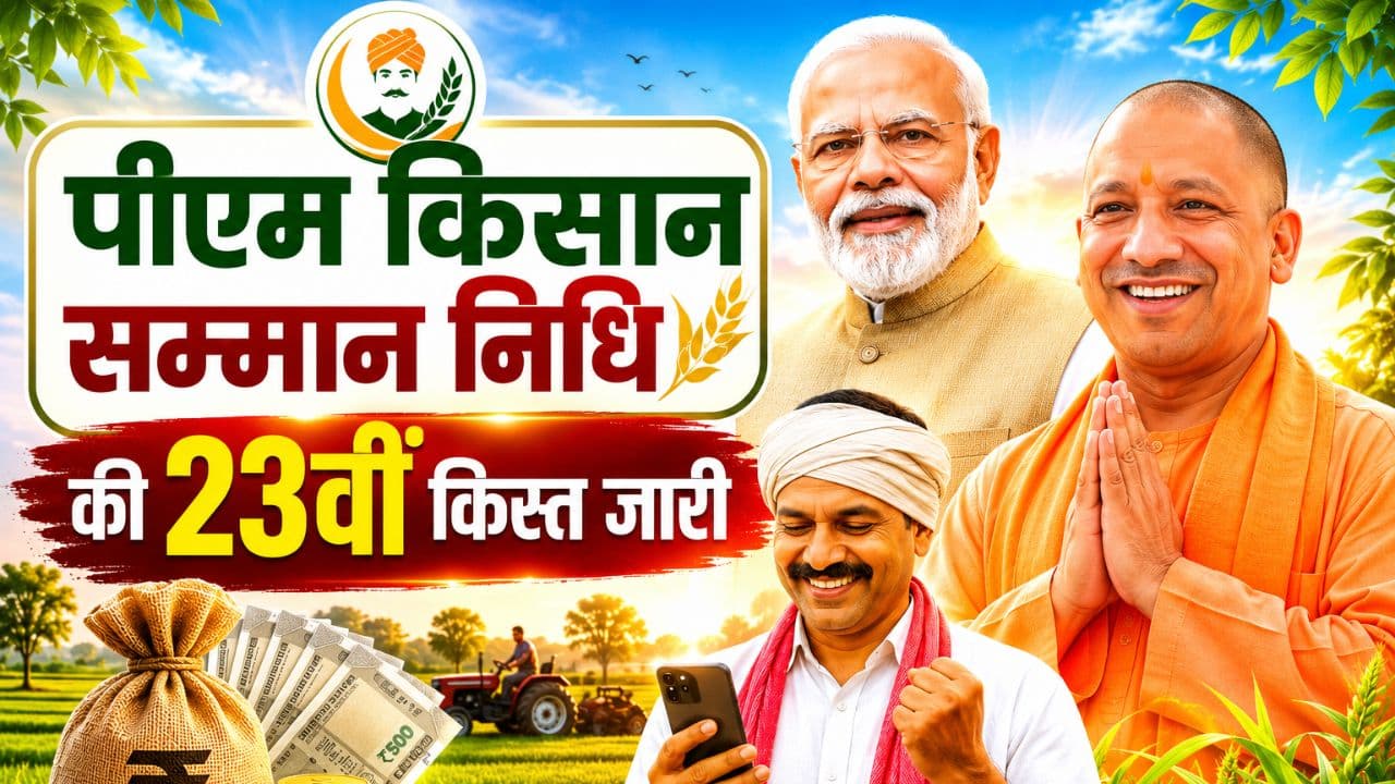 पीएम किसान सम्मान निधि की 23वीं किस्त जारी, यूपी के सवा दो करोड़ से अधिक किसानों के खातों में पहुंची राशि
