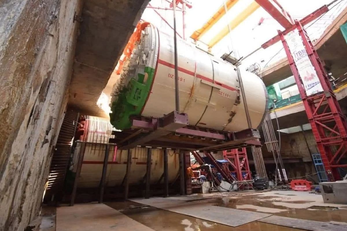 पटना जू के पास मेट्रो टनल बनानेवाली TBM दिसंबर में पहुंचेगी, चार माह असेंबल करने में लगेगा