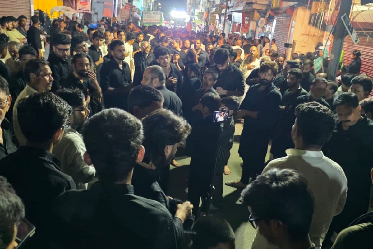 पटना सिटी में मुहर्रम पर मातमी जुलूस, कर्बला की याद में माहौल गमगीन