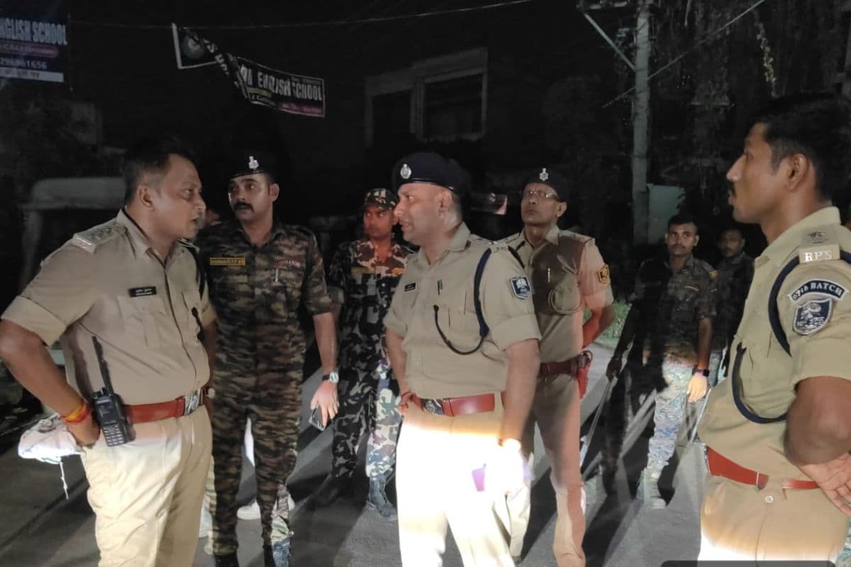 मुहर्रम को लेकर वैशाली पुलिस अलर्ट, एसपी ने रातभर सुरक्षा व्यवस्था का जायजा लिया