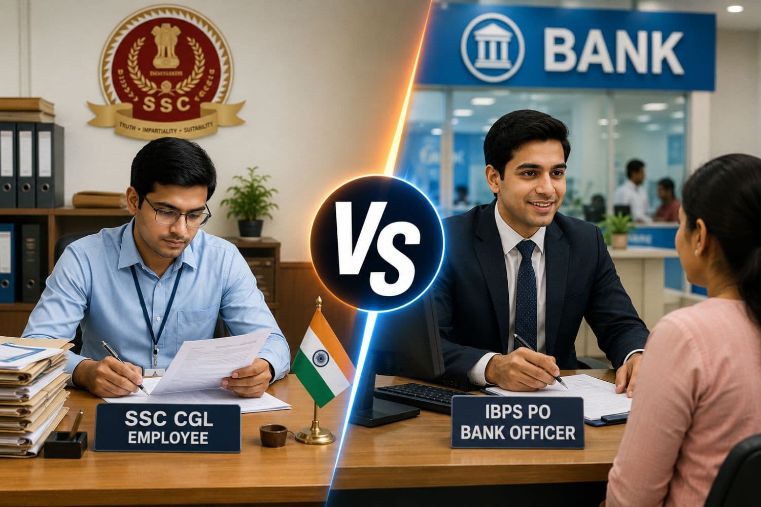 SSC CGL या IBPS PO, किसमें है ज्यादा पैसा, पावर और प्रमोशन?