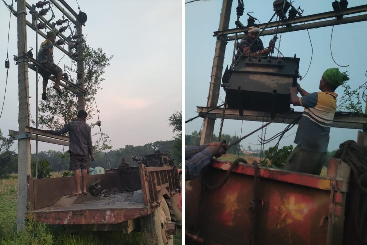 प्रभात इम्पैक्ट : 6 महीने बाद बदला गया खराब  ट्रांसफार्मर, किसानों के चेहरे खिले