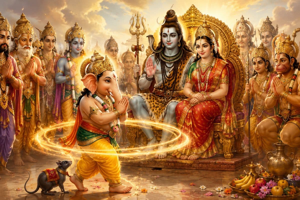 विभुवन संकष्टी कल, पढ़ें भगवान गणेश के प्रथम पूज्य बनने की रोचक कथा
