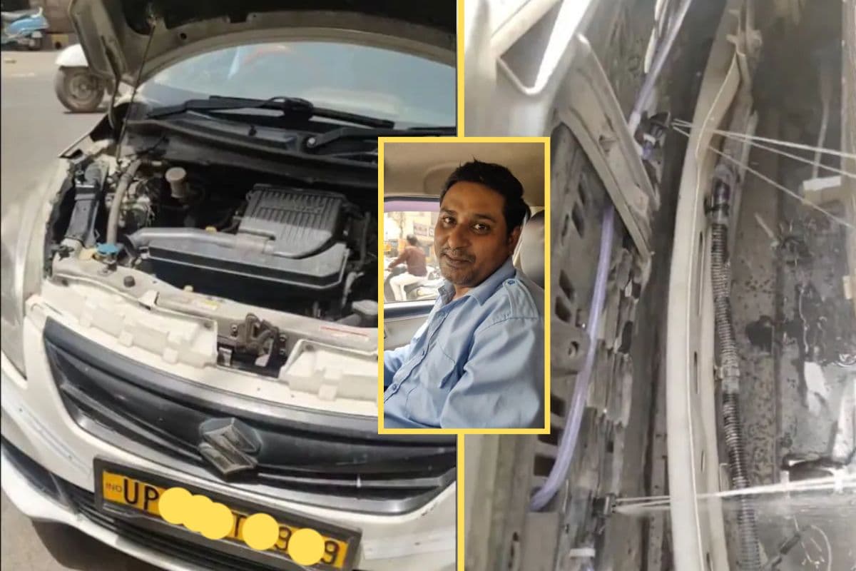 45 डिग्री की गर्मी में टैक्सी ड्राइवर का AC जुगाड़ हुआ वायरल, लोग बोले- कार में मिल रही है शिमला जैसी ठंडक