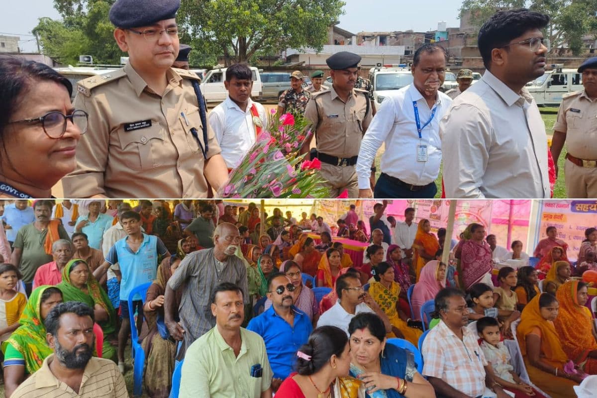 सहयोग शिविर में पहुंचे डीएम-एसपी, सुनीं जन समस्याएं, त्वरित समाधान के दिए निर्देश