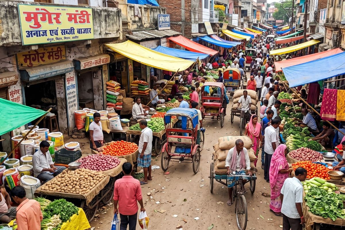 मुंगेर मंडी में अनाज के भाव स्थिर, गेहूं-मसूर की सरकारी खरीद तेज