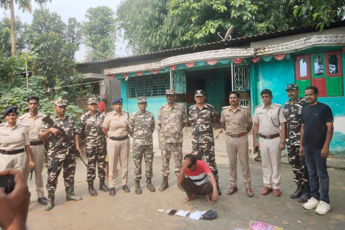 गलगलिया पुलिस और SSB ने 400 ग्राम ब्राउन शुगर के साथ हामिद को दबोचा