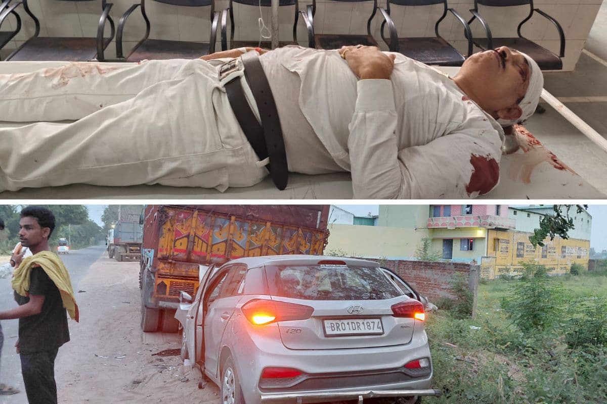 चालक को आयी झपकी कार ट्रक से टकराई, पांच घायल, एक की हालत गंभीर