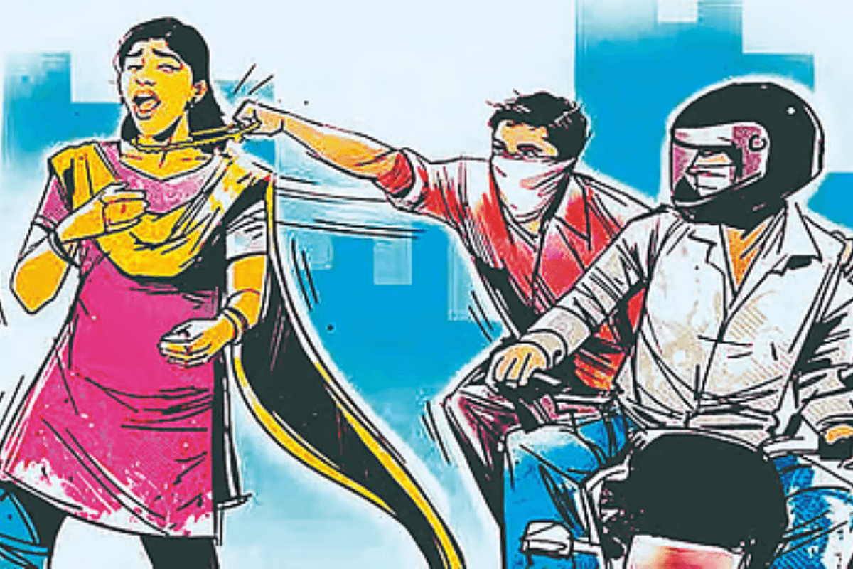 कंकड़बाग में दिनदहाड़े चेन स्नेचिंग, युवती को पिस्टल दिखाकर बदमाश फरार