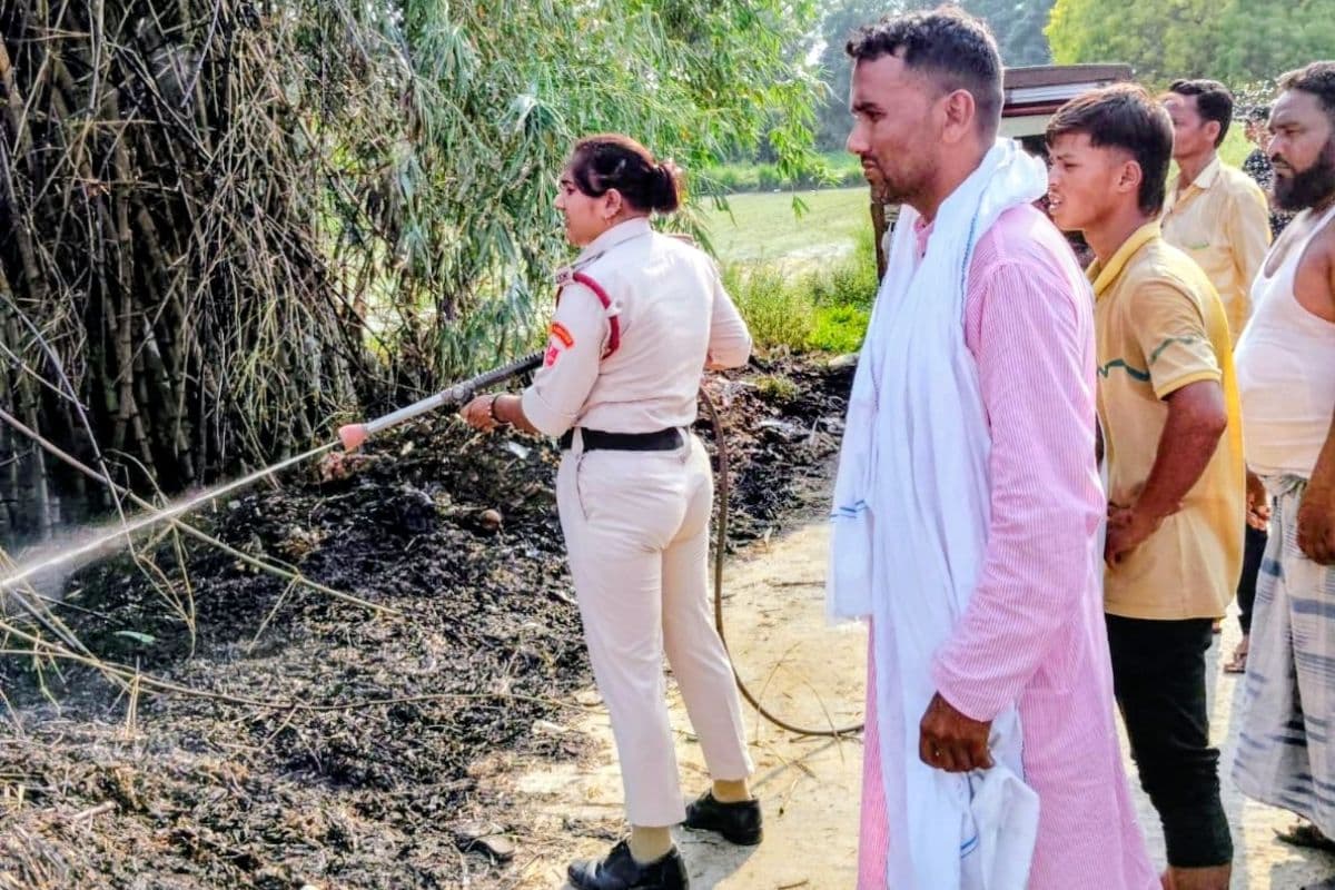 ब्रह्मपुर में अगलगी, झोपड़ीनुमा घर समेत बांसवाड़ी और दो भूसौल आग की चपेट में