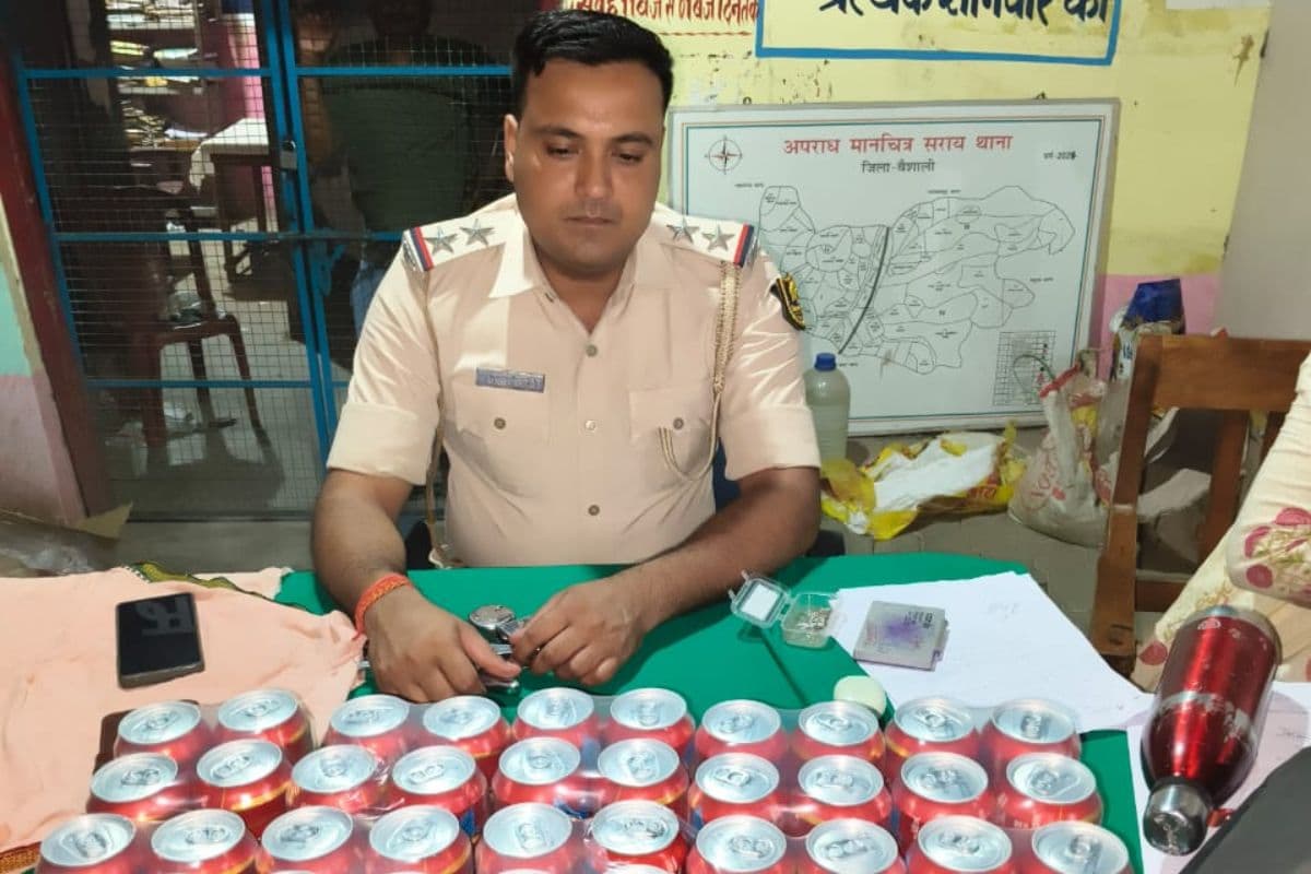 लालगंज से आ रही शराब की खेप पर पुलिस का शिकंजा,  40 बोतल बियर बरामद