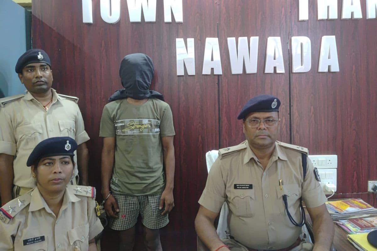 नाबालिग से दुष्कर्म मामले का आरोपी गिरफ्तार, जमुई से नवादा पुलिस ने धर दबोचा