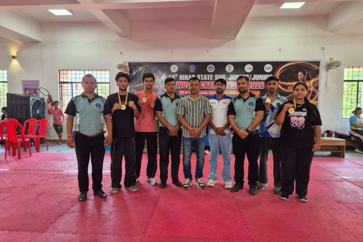 गोपालगंज का राज्य स्तरीय वुशु प्रतियोगिता में शानदार प्रदर्शन, 4 पदक जीतकर बढ़ाया मान