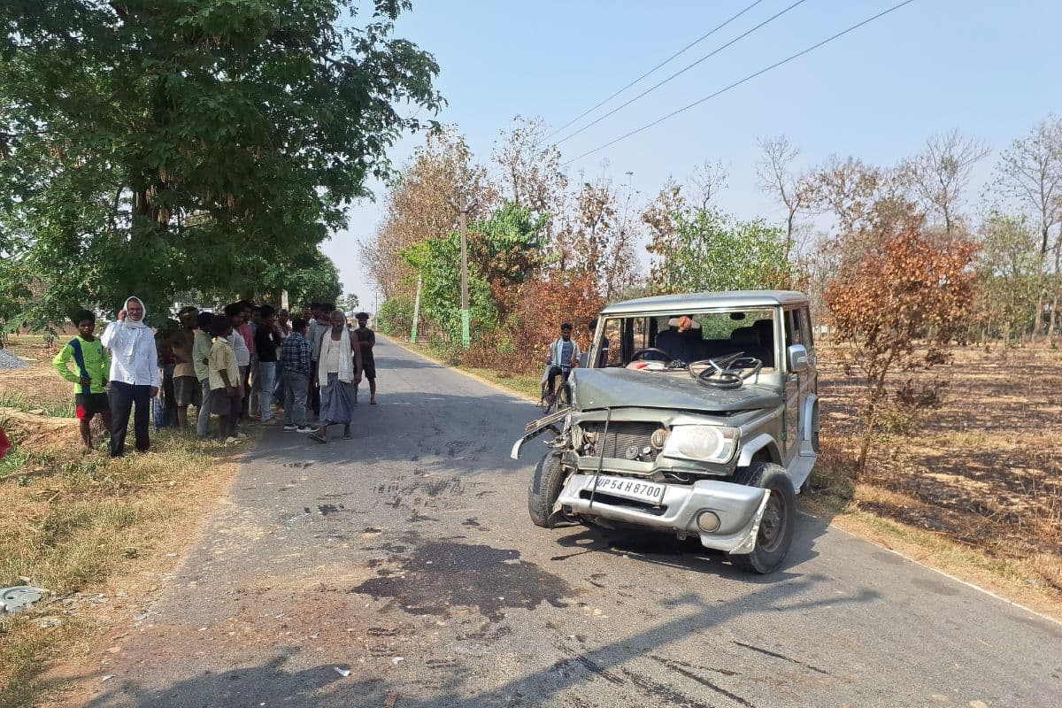 जहानाबाद में बोलेरो का टायर फटा, मुजफ्फरपुर के युवक की मौत, चार घायल
