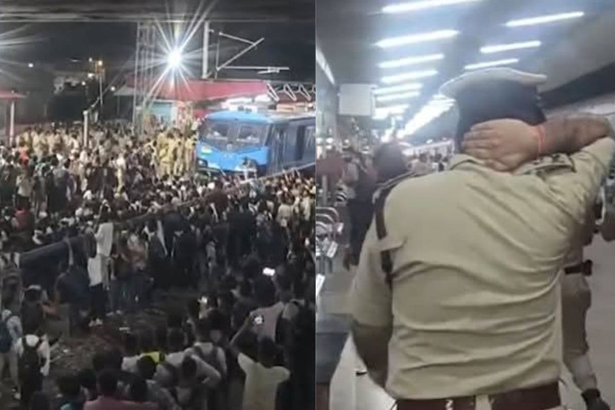 पाटलिपुत्र स्टेशन पर मद्य निषेध अभ्यर्थियों का बवाल, पथराव में रेल आईजी समेत कई पुलिसकर्मी घायल