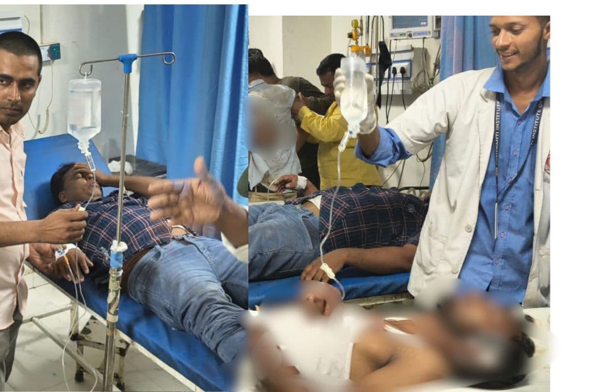 छपरा रोड पर टूटा 11 हजार वोल्ट का तार, करंट की चपेट में आए दर्जनों लोग