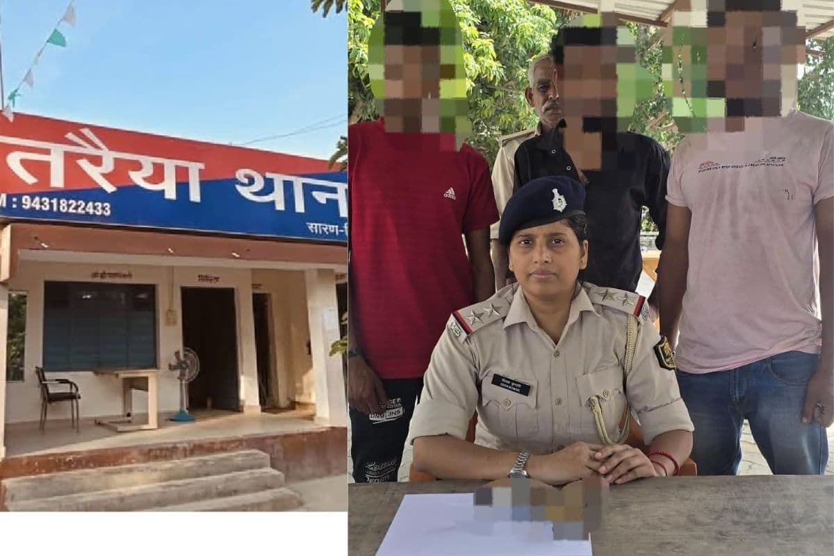 सारण पुलिस का अपराध के खिलाफ एक्शन, देसी पिस्टल और कारतूस के साथ 3 युवक  गिरफ्तार