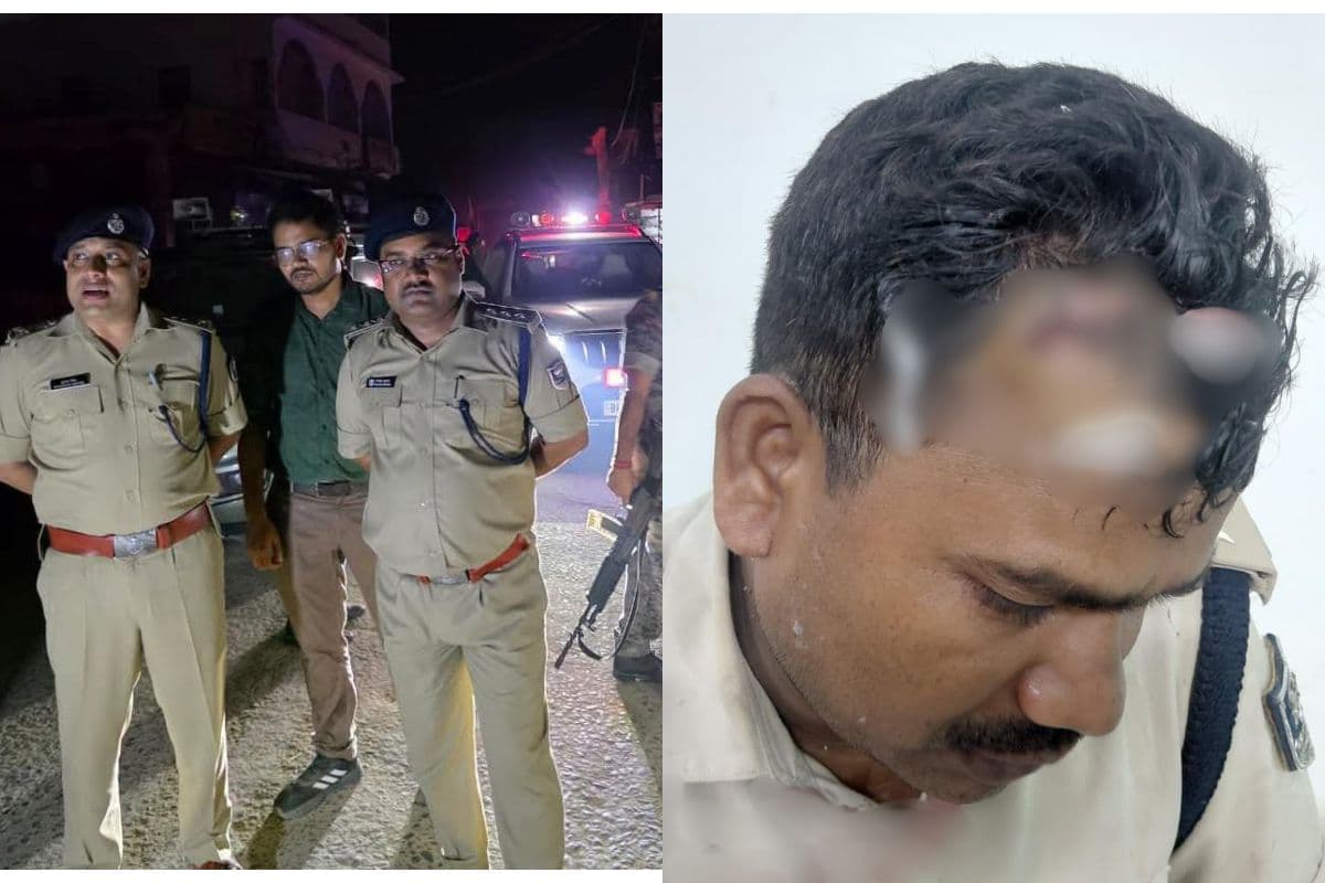 ताजिया के दौरान वैशाली में पुलिस पर हमला, राजापाकर थानाध्यक्ष पर लोहे की रॉड से सिर पर वार