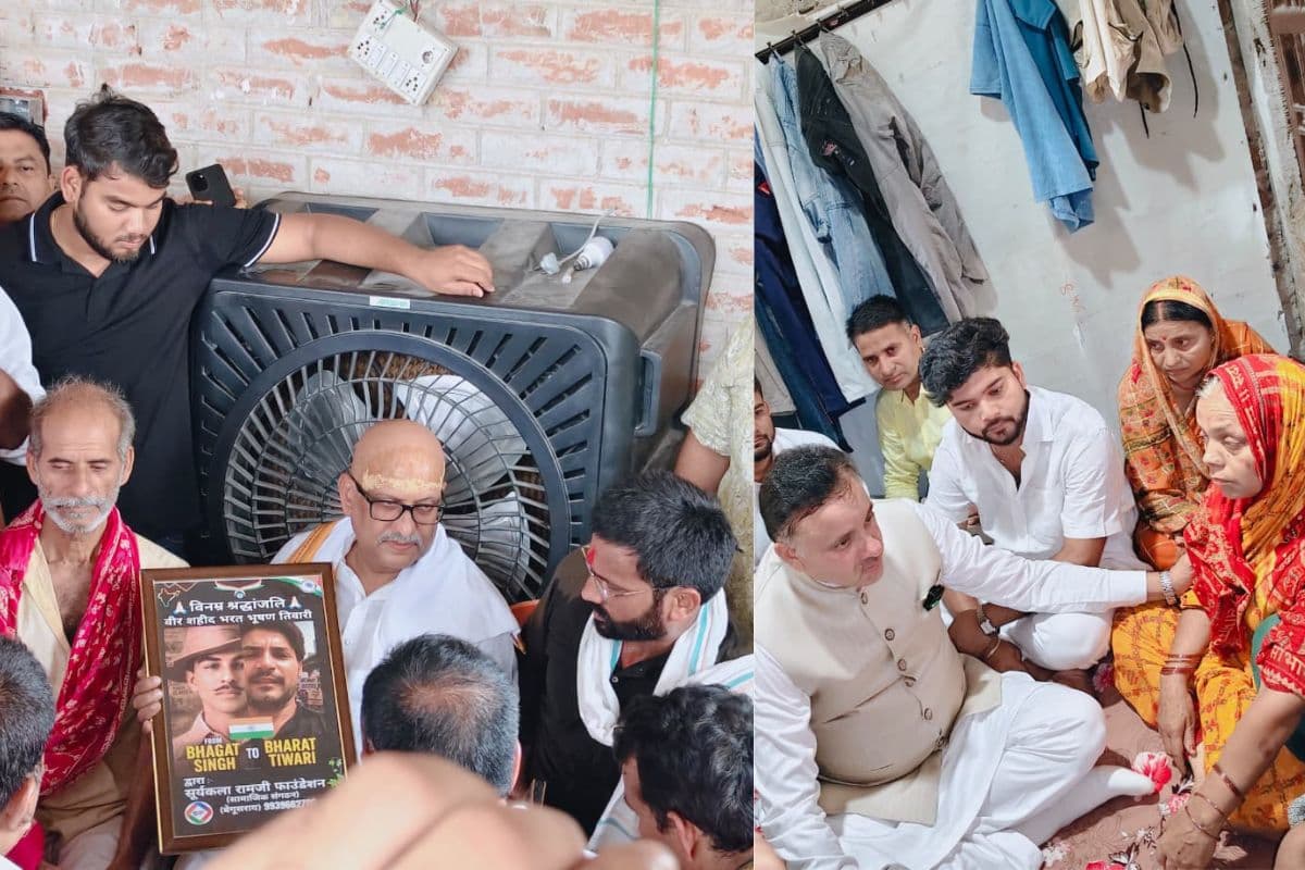 भरत तिवारी के परिजनों से मिले यूपी और हरियाणा कांग्रेस की टीम, न्याय दिलाने का दिलाया भरोसा