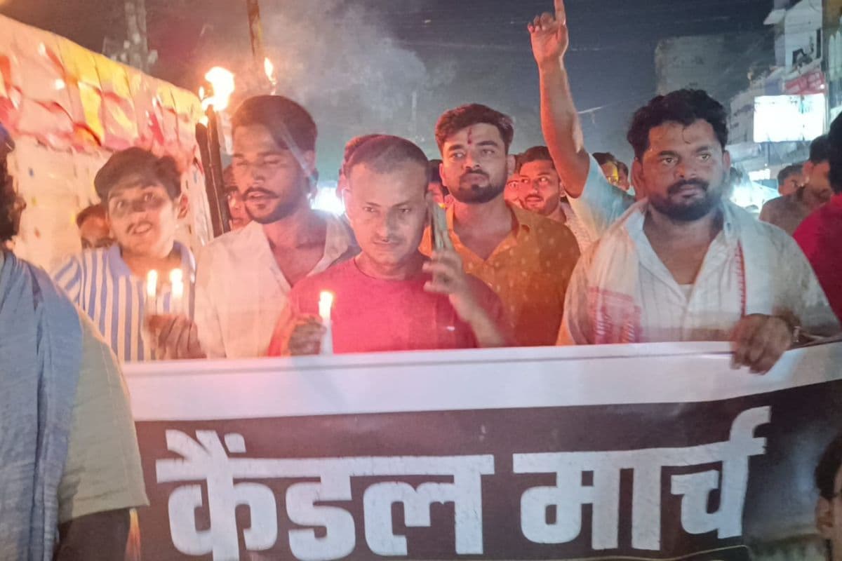Bharat Tiwari Case: BJP leaders take to the streets to seek justice