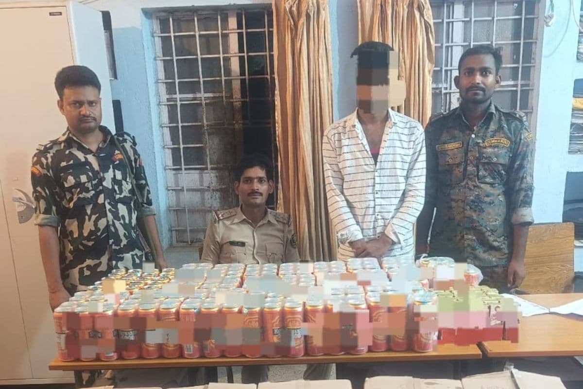 गुलाबबाग टीओपी पुलिस की बड़ी कार्रवाई: कार से विदेशी शराब बरामद