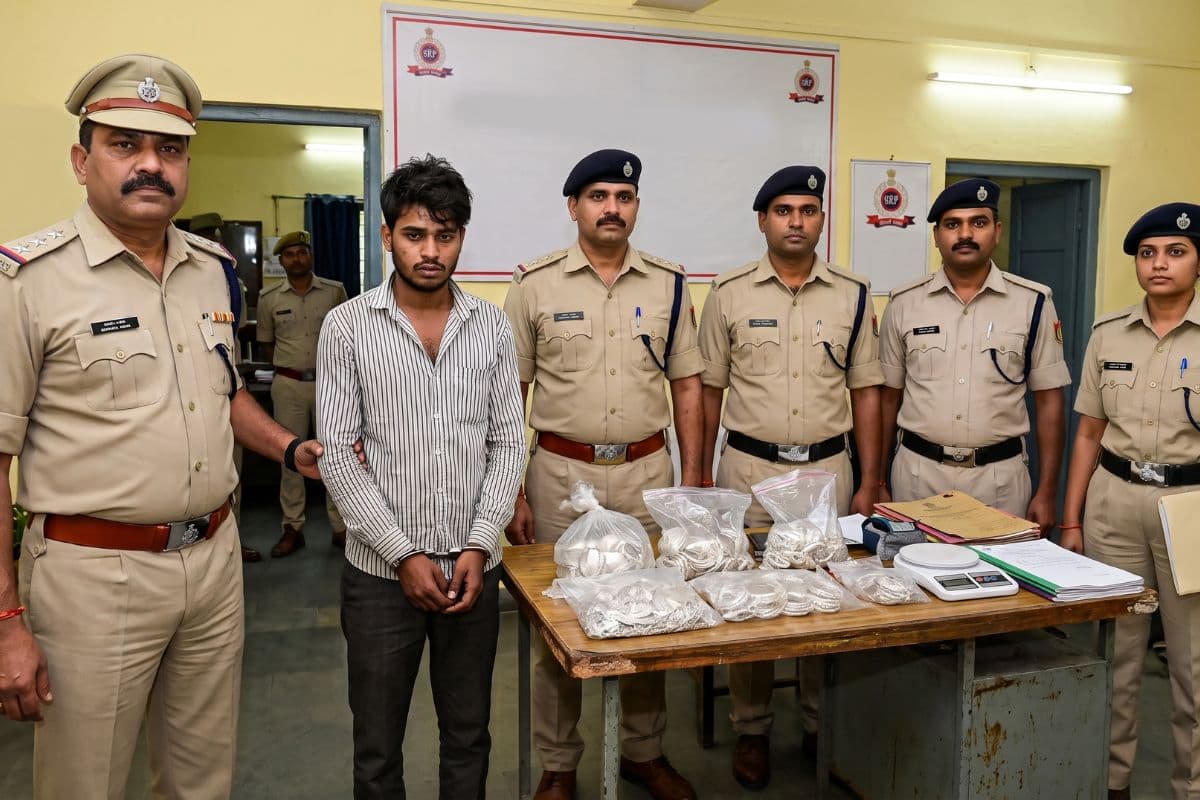 भागलपुर स्टेशन पर पैसेंजर ट्रेन से 8.082 किलो चांदी के साथ युवक गिरफ्तार