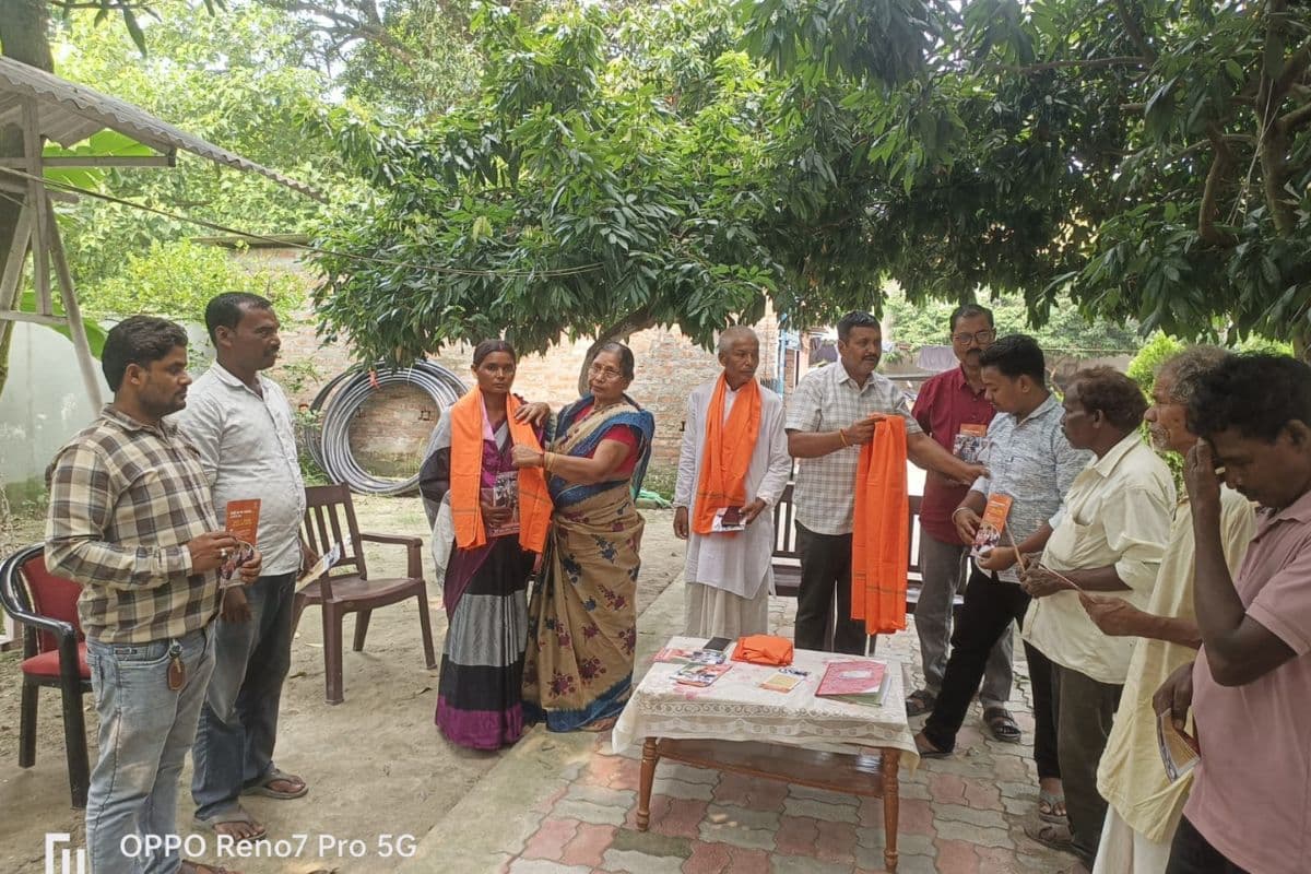 12 साल बेमिसाल अभियान को लेकर पोठिया भाजपा कार्यकर्ताओं ने भरी हुंकार