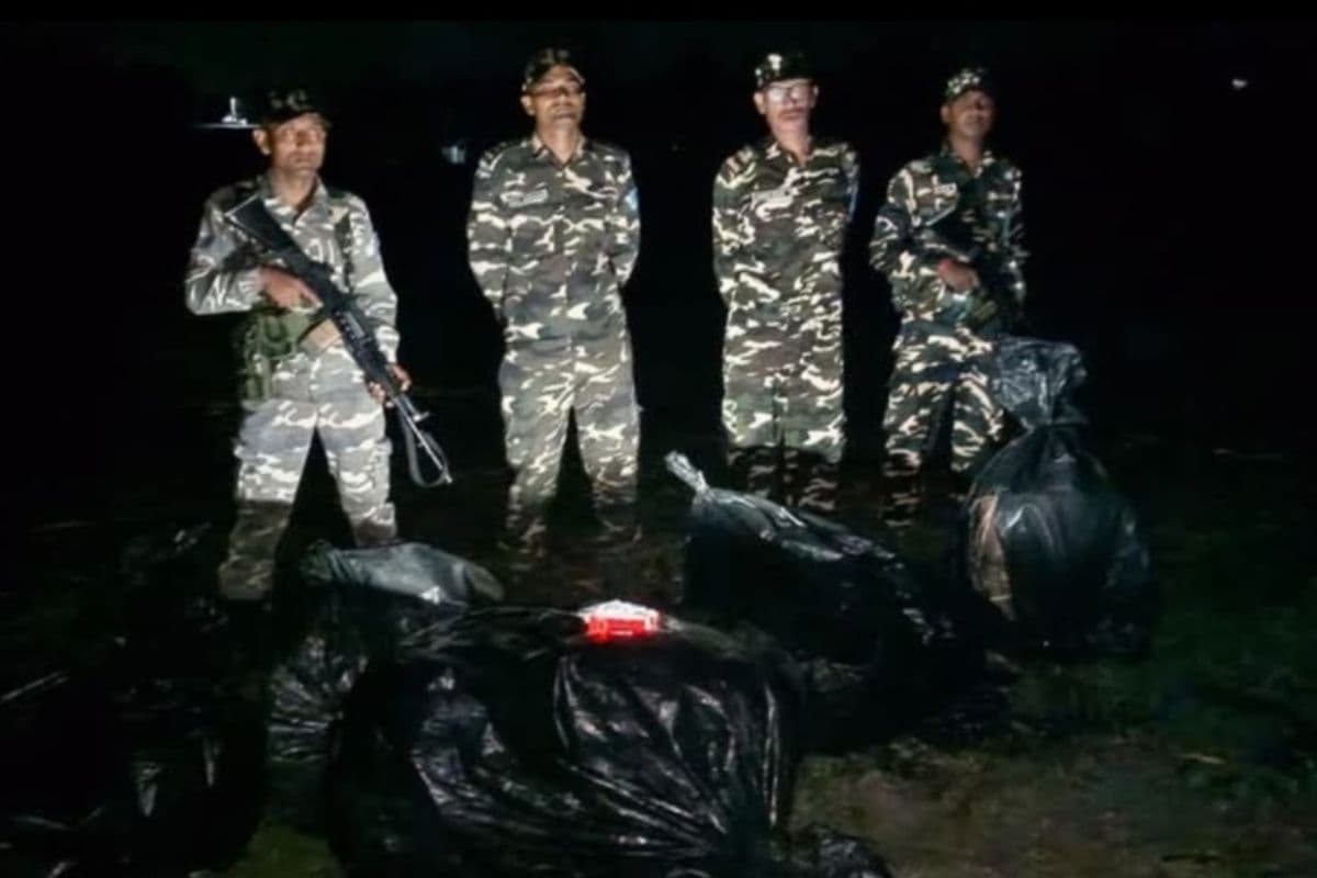 भारत-नेपाल बॉर्डर पर SSB की कार्रवाई, डूबरबन्ना में गांजा जब्त