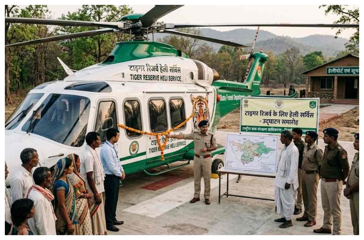 बिहार: अब हेलीकॉप्टर से पहुंच सकेंगे वाल्मीकिनगर, VTR को मिलेगा हेली टूरिज्म का नया पंख