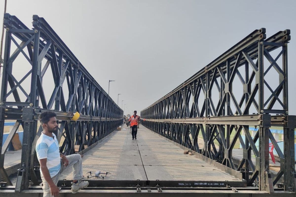 विक्रमशिला सेतु पर आज होगा ट्रायल, DM खुद बेली ब्रिज को करेंगे पार, इस दिन से चलेंगी गाड़ियां
