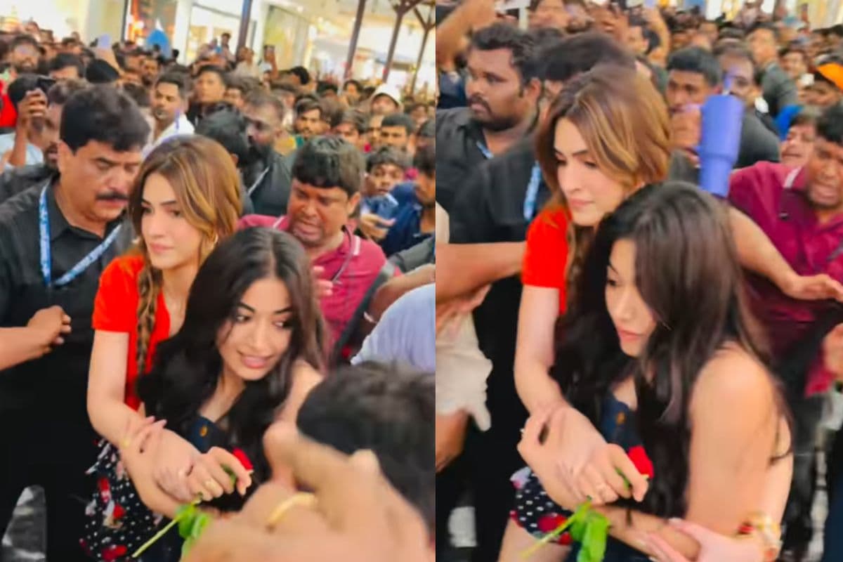 'कॉकटेल 2' इवेंट में कृति सेनन ने जीता सबका दिल, बेकाबू भीड़ के बीच रश्मिका मंदाना को किया प्रोटेक्ट