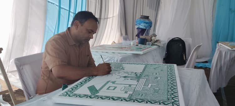 भोपाल में भागलपुर की मंजूषा कला का जलवा, राष्ट्रीय कार्यशाला में बटोरी वाहवाही