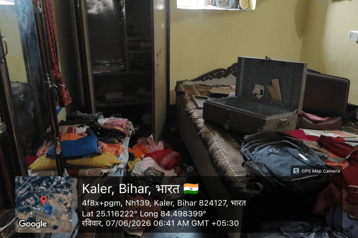अरवल में बड़ी वारदात: घर में सोते रहे लोग, कैश समेत 25 लाख के जेवर ले उड़े चोर, इलाके में दहशत