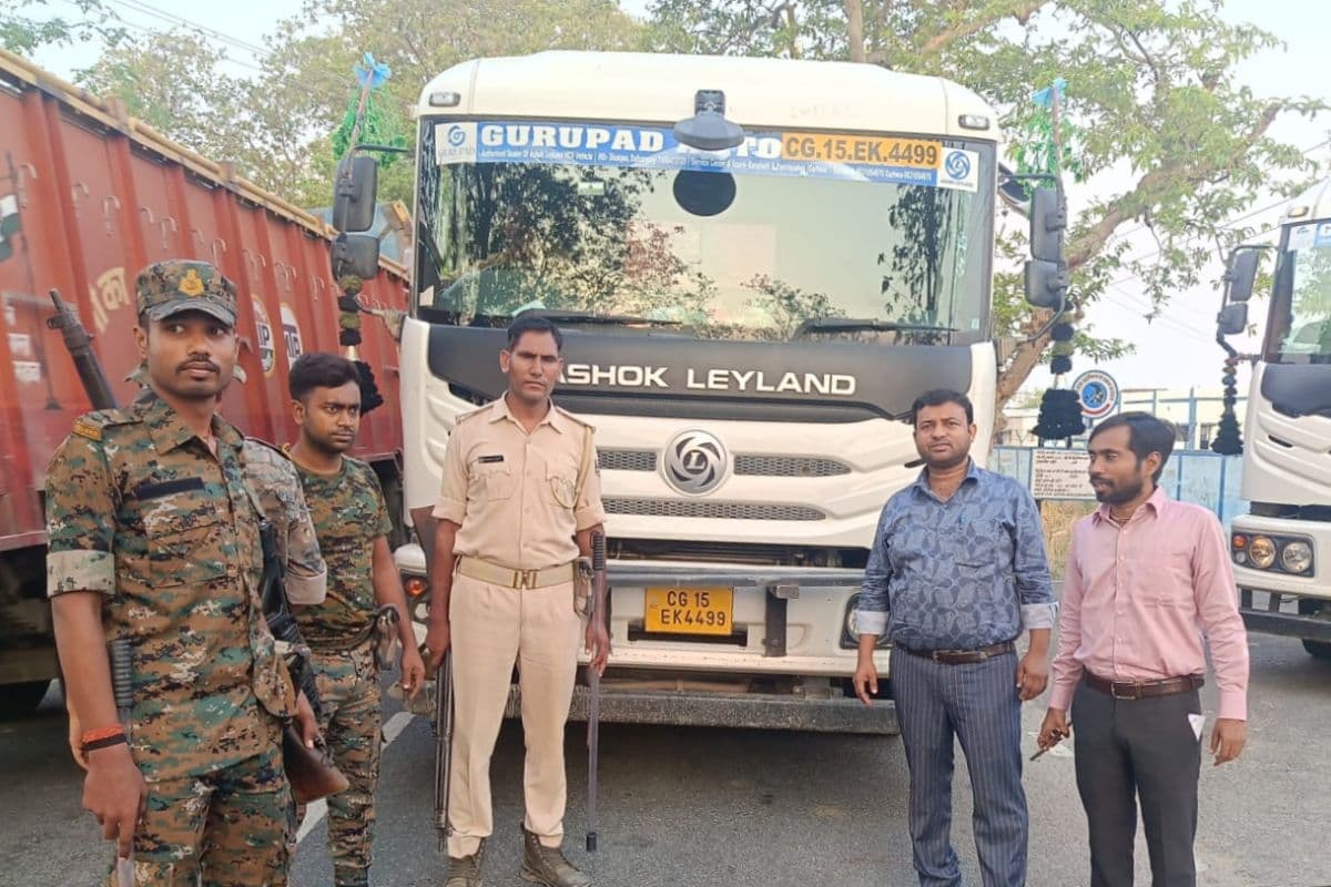 औरंगाबाद में खनन विभाग की कार्रवाई, बिना ISTP और अवैध गिट्टी लदे 6 हाइवा पकड़े गए