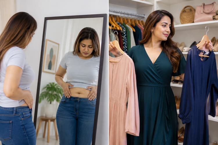 पेट निकला हुआ है, इसलिए नहीं पहन पाते अपने पसंदीदा कपड़े? ये फैशन ट्रिक्स बदल देंगी आपका पूरा लुक