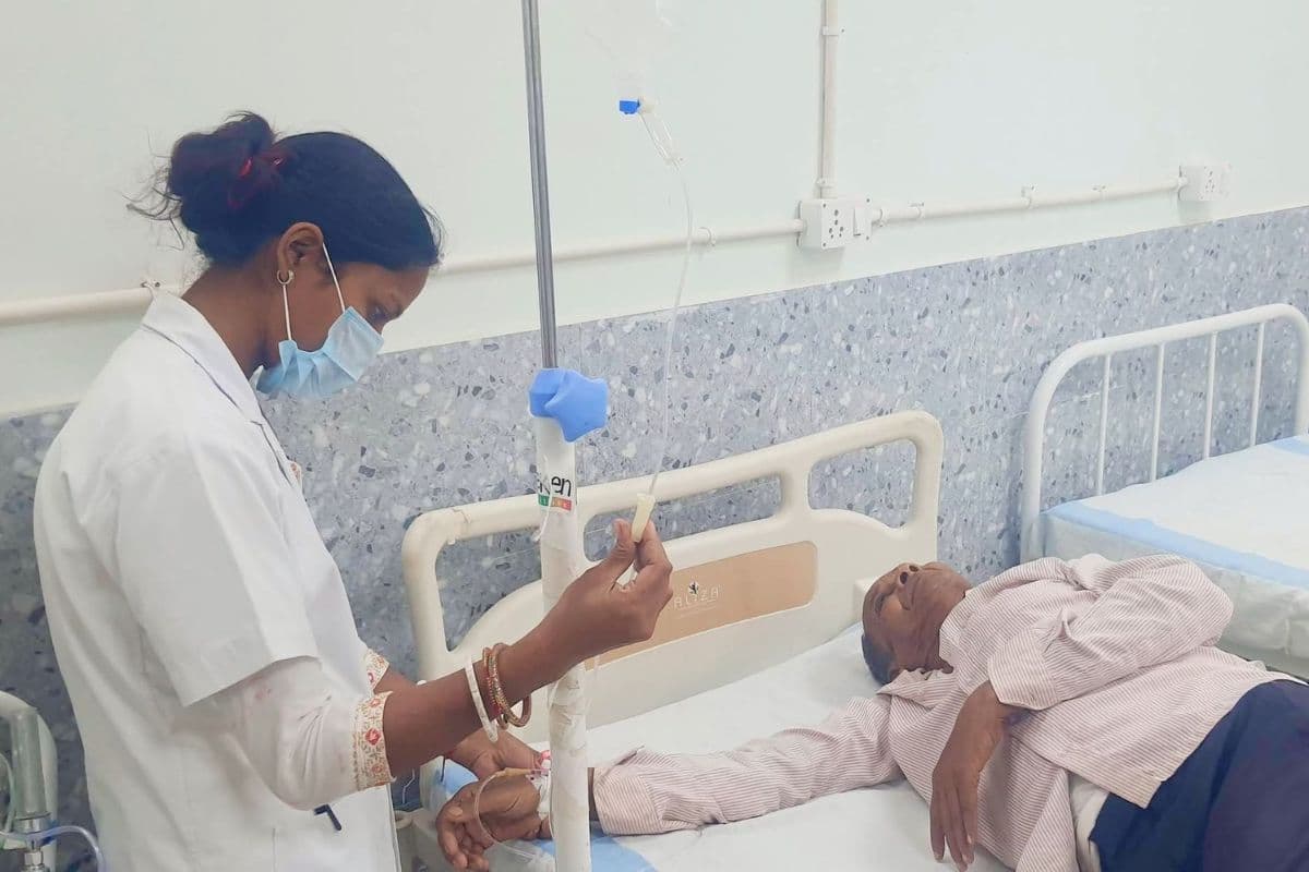 नीम का दातुन लेना पड़ा भारी, ईंट के पास छिपे सांप ने वृद्ध को डसा, अस्पताल में भर्ती