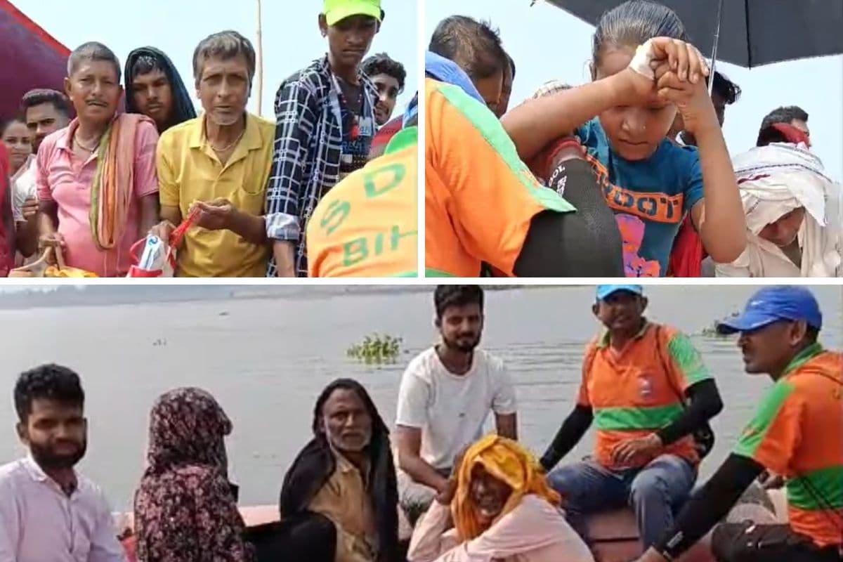बीच गंगा में बंद हुई यात्रियों से भरी नाव, एसडीआरएफ ने समय रहते किया रेस्क्यू