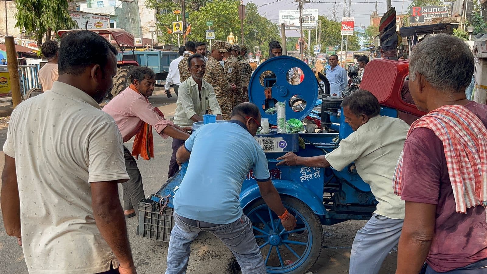 Giridih News : नगर निगम ने चलाया अतिक्रमण हटाओ अभियान