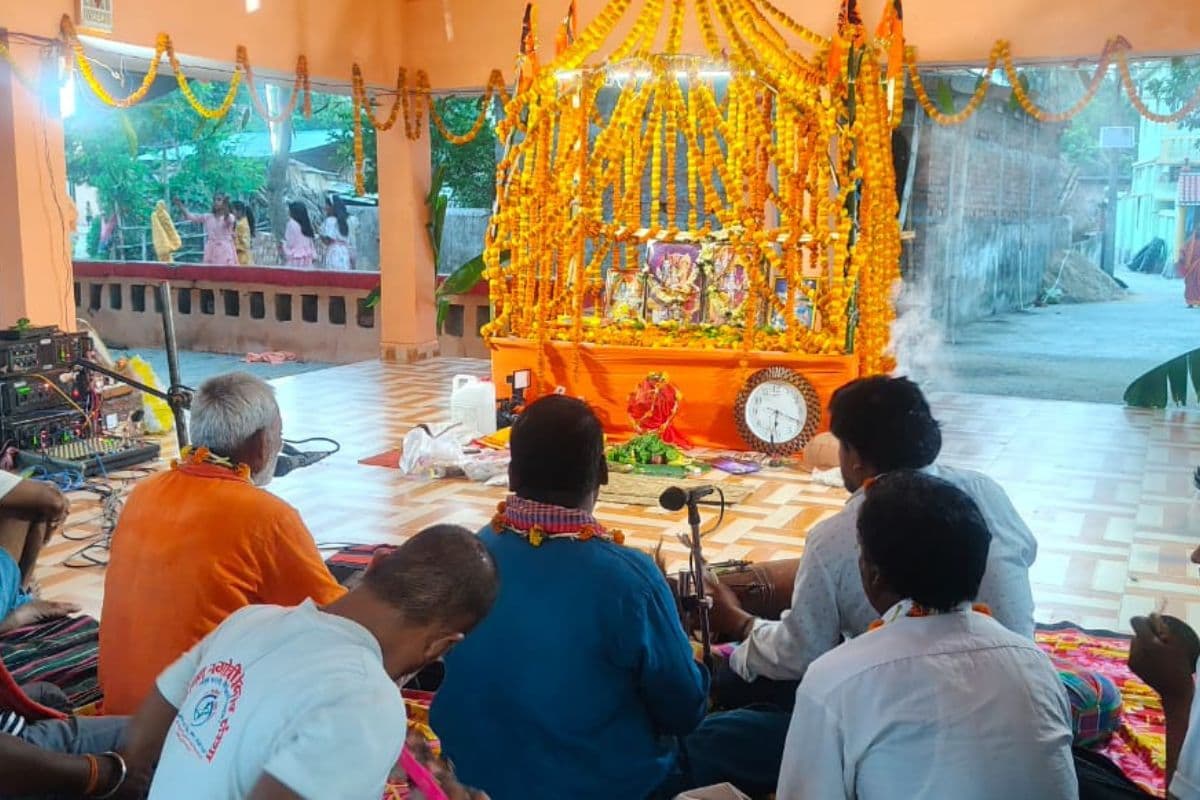 बांका के करनावै में गूंज रहा राम नाम, आज होगा भव्य सीताराम विवाह महोत्सव