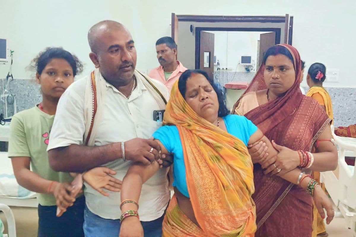 कटोरिया में फन फैलाये गेहूंअन सांप को देखते ही बेहोश हुई महिला, अस्पताल में कराना पड़ा भर्ती