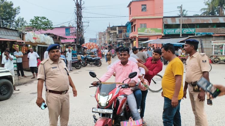 वीरपुर में सघन वाहन जांच अभियान से मचा हड़कंप