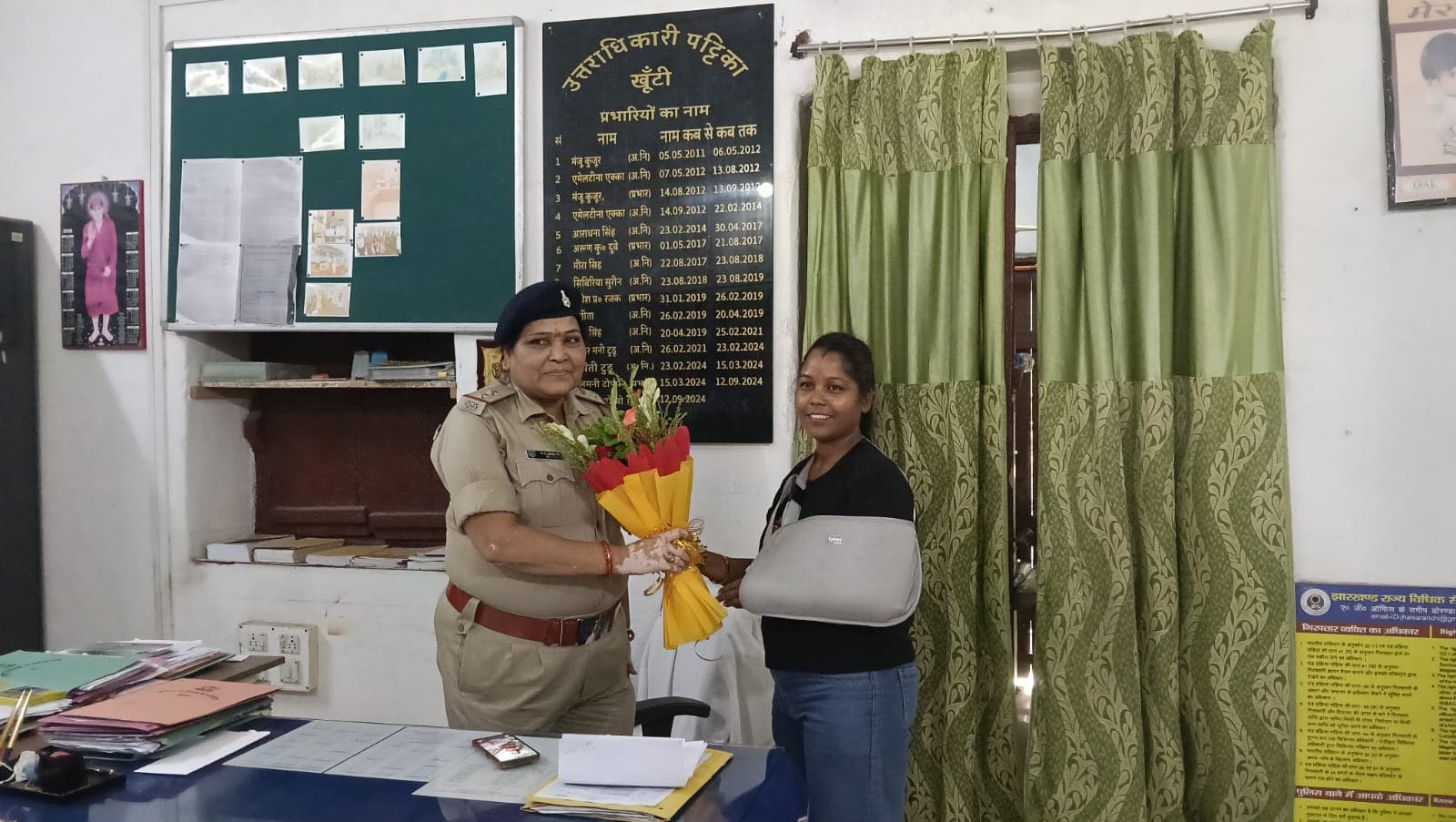 कई पुलिस पदाधिकारियों का हुआ स्थानांतरण
