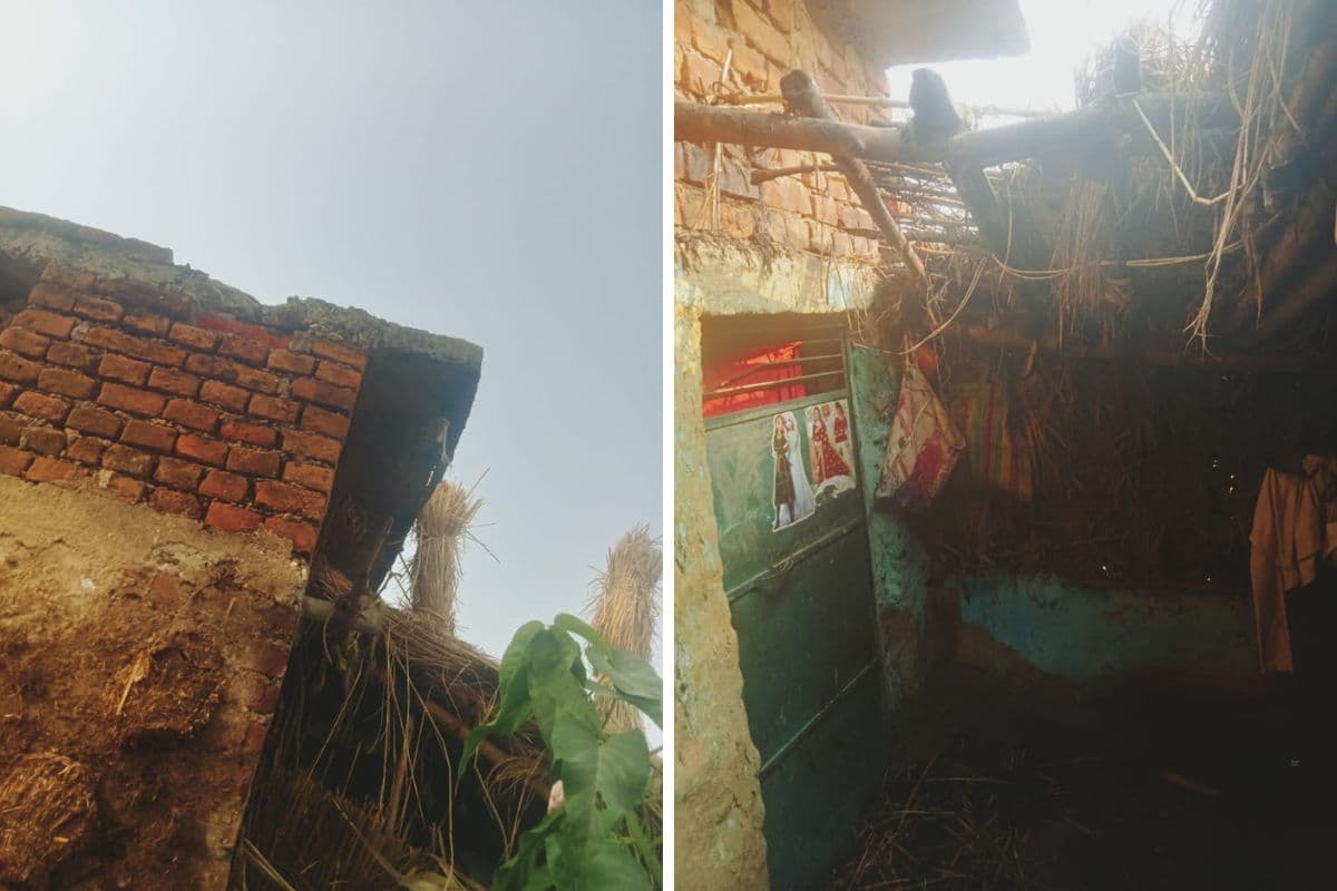 बांका में ठनका गिरने से घर में लगी आग, विधवा महिला ने मुआवजे के लिए सीओ से लगायी गुहार